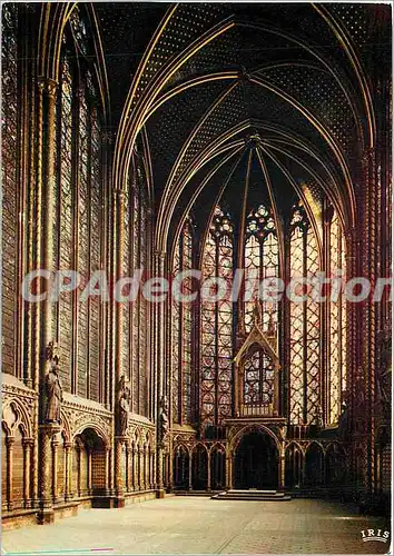 Cartes postales moderne Paris Interieur de la Sainte Chapelle
