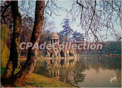 Moderne Karte Bois de Vicennes le lac Daumensnil et le Temple d'Amour