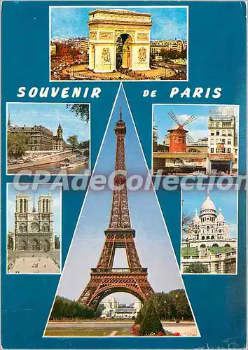 Cartes postales moderne Paris Souvenir de Paris