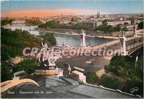 Cartes postales moderne Paris Panorama sur la Seine