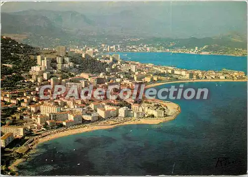 Moderne Karte Ajaccio Vue aerienne