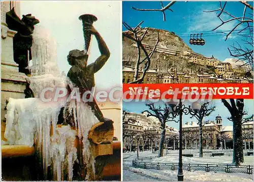 Cartes postales moderne Grenoble (Isere) Detail de la Fontaine du Centenaire de la Revolution