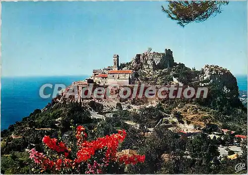 Cartes postales moderne Cote d'Azur Carrefour Mondial du Tourisme Eze Village 427 d'alt a 10 km de Nice le Vieux bourg