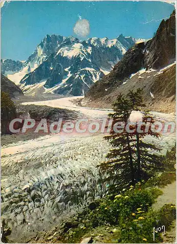 Cartes postales moderne Chamonix (Hte Savoie) Capitale de l'alpinisme Francais le Montenvers (1909 m) La Mer de Glace