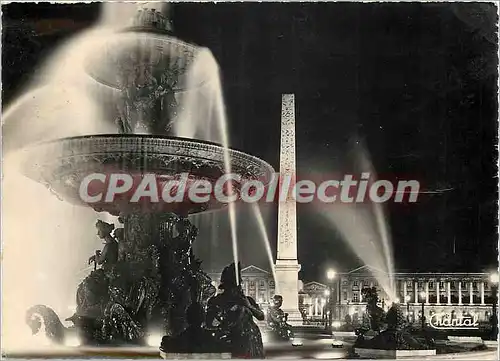 Cartes postales moderne Paris Les Illuminations Place de la Concorde