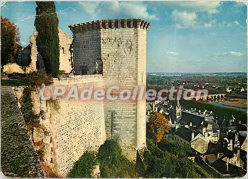 Cartes postales moderne Val de Loire Chateau de Chinon (I et L) Tour de Boissy et Vallee de la Vienne