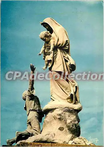 Cartes postales moderne La Bretagne La Pointe du Raz (Finistere) La Statue de N D des Naufrages