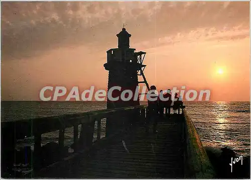 Cartes postales moderne Capbreton (Landes) Coucher de Soleil sur l'Estacade