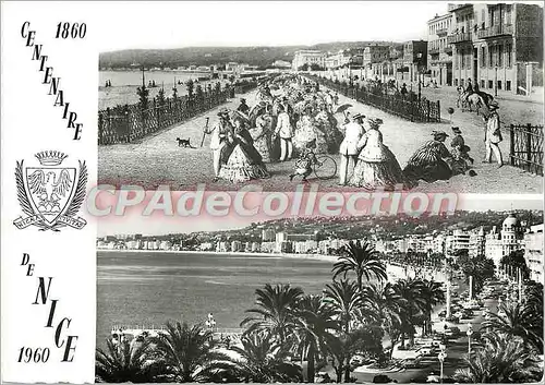 Cartes postales moderne Commemoration du Centenaire de Nice de son rattachement a la france