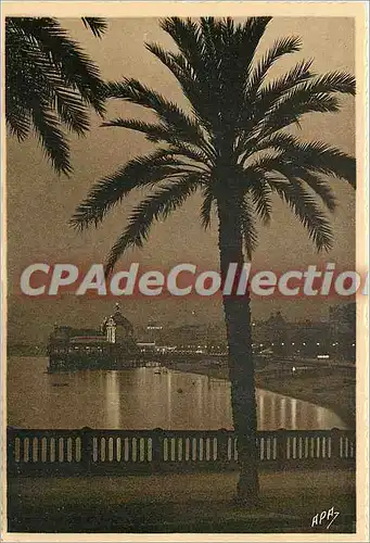 Cartes postales moderne Nice La Nuit Quai des Etats Unis