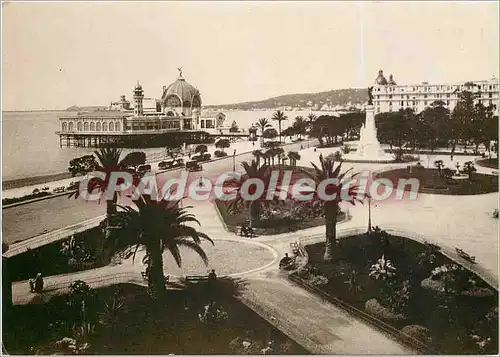 Cartes postales moderne Nice au Temps Passe Le Jardin Albert Iet et le Casino de la Jetee en 1930