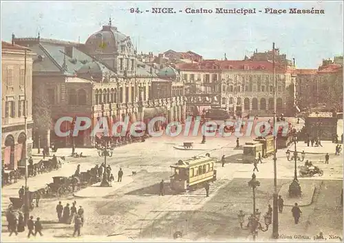 Cartes postales moderne Nice Casino Municipal Place Massena