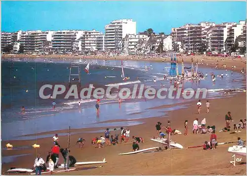 Moderne Karte La bretagne en couleurs la baule (Loire Atlantique) la Plage et le Boulevard de l'Ocean