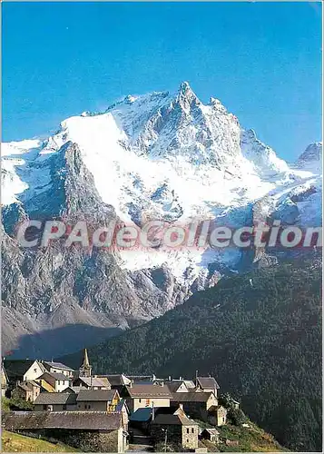 Cartes postales moderne Les Hautes Alpes Pittoresques la majestueuse Face Nord de la Meije (3982 m) les glaciers du Tab