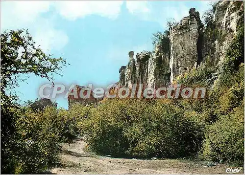 Cartes postales moderne Saffres (C d'Or) Les roches de Mirande