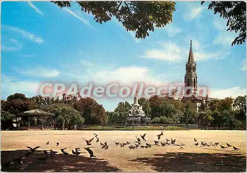 Moderne Karte Nimes (Gard) Place de la Liberation