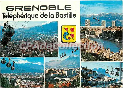 Cartes postales moderne Grenoble Telepherique de la Bastille