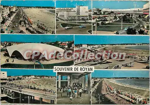 Cartes postales moderne Royan la plage la poste Front de Mer le Marche la plage le Portique Promenade couverte la Plage