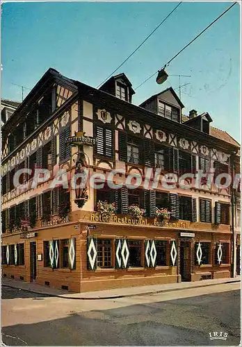 Moderne Karte Mulhouse (Haut Rhin) L'Hotel Guillaume Tell