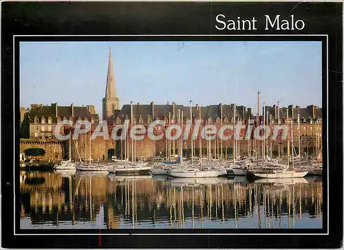 Moderne Karte Reflets de Bretagne Mille reflets sur la Cite Corsaire