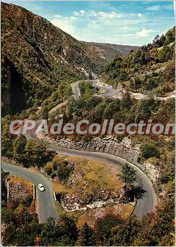 Cartes postales moderne La Franche Comte Pittoresque Route de Saint Claude La Faucille par Mijoux les Lacets de Septmon