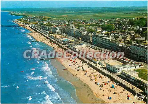 Cartes postales moderne Luc sur Mer (Calvados) Vue generale aerienne sur le Front de mer