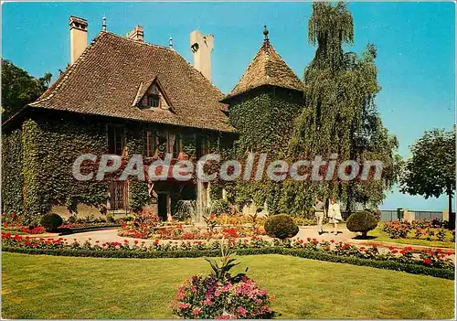 Cartes postales moderne Thonon les Bains (Haute Sav) Le chateau de Sonnaz et ses jardins