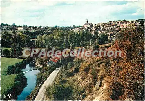 Moderne Karte Haute Vienne Pittoresque la Vallee du Vingou