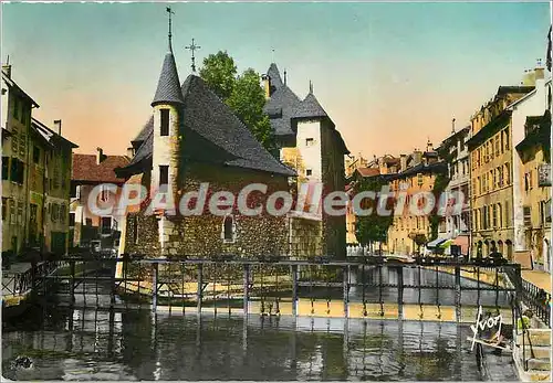 Moderne Karte Annecy (Hte Sav) Le Palais de l'Isle et le canal de Thiou