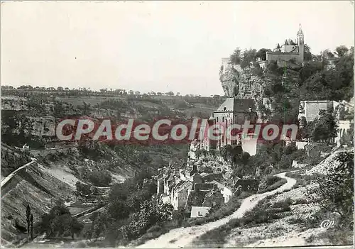 Moderne Karte Rocamadour Vue generale (Cote Est)
