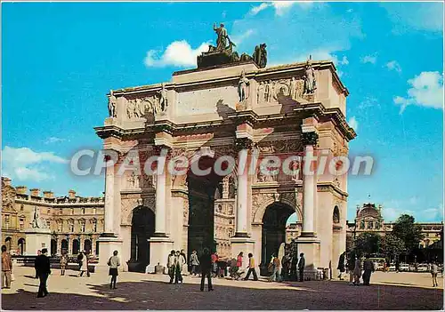 Moderne Karte Paris Arc de Triomphe du Carrousel