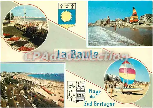 Cartes postales moderne La Bretagne Touristique la Baule la PLage le Remblai