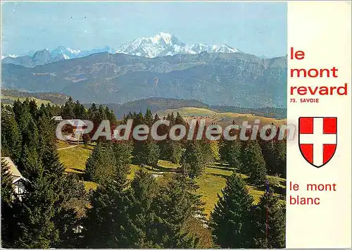 Cartes postales moderne Le Mont Revard (Savoie) alt 1 538 m Panorama sur le mont Blanc (4807 m)