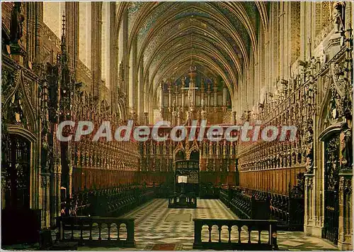 Cartes postales moderne Albi (Tarn) Ville D'Art Centre Tourisme Interieur de la Basilique Sainte Cecile (XIIIe s) Le Ch