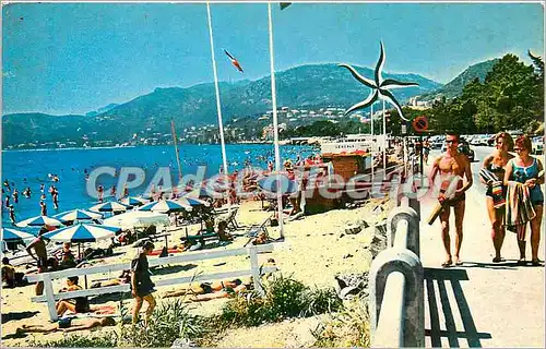 Cartes postales moderne La COte d'Azur Mandelieu la plage et vue sur l'esterel