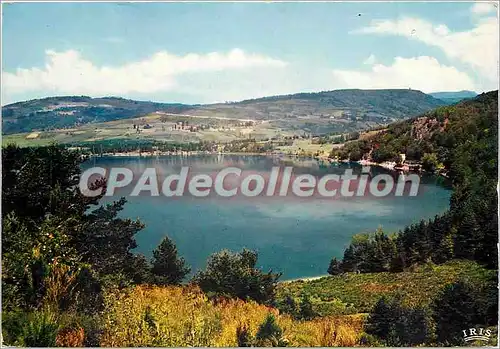 Moderne Karte Ardeche Pittoresque lac Issarles (alt 1000 m)