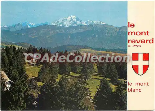 Cartes postales moderne Le Mont Revard (Savoie )alt 1 538 m Panorama sur le mont Blanc (4 807 m)