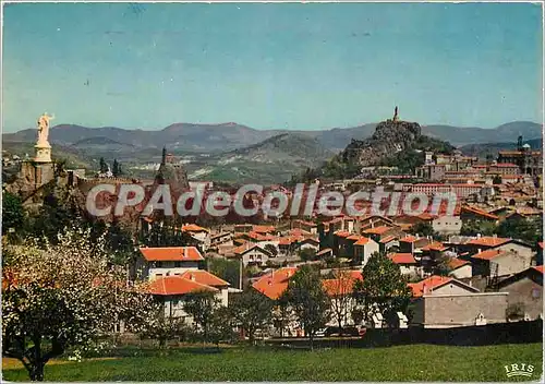 Moderne Karte Le Puy en Velay Vue generale