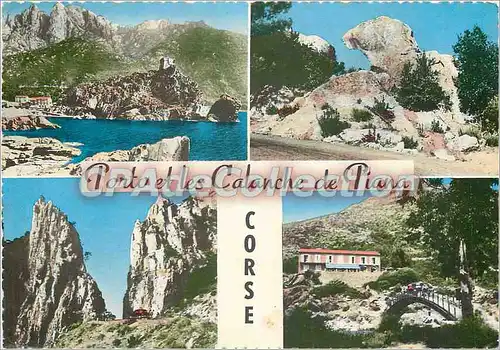 Cartes postales moderne Porto et les Calanche de Piana (Corse)