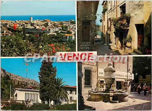 Cartes postales moderne Vence (A Mme) Vue generale la fontaine du Peyra