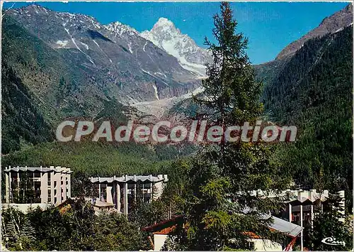 Cartes postales moderne Argentiere alt 1235 m Chamonix Grand Roc au fond l'aiguille du Chardonnet