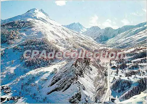 Cartes postales moderne Valloire 1420 m Massif de la Setaz 2780 m Vallee des Verneys et le Grand Galibier 3201 m