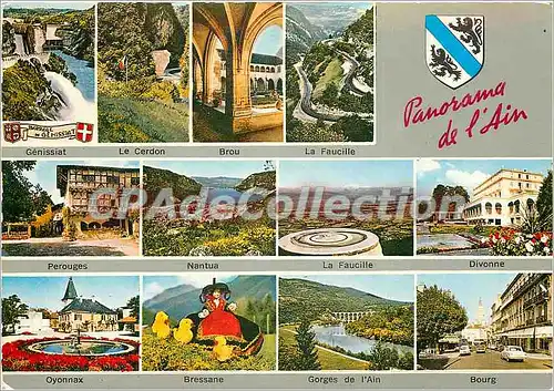 Cartes postales moderne Panorama de l'Ain