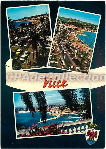 Cartes postales moderne La Cote d'Azur Nice La Promenade des Anglais l'entree du Port