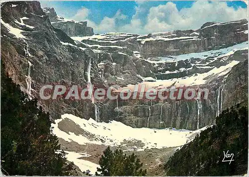 Cartes postales moderne Nos Belles Pyrenees Gavarnie (Hautes Pyrenees) Le fond du Cirque