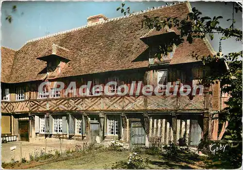 Cartes postales moderne Manoir Normand Coupesarte la Cour interieure Pittoresque Manoir du XVIe s tout en pans de Bois