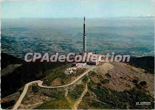 Cartes postales moderne Le Mont Pilat (Loire) Alt  1434 m La tour de Television et panorama sur la Vallee du Rhone a dr