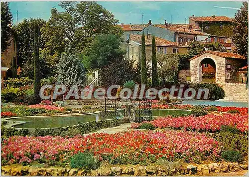 Cartes postales moderne L'arriere pays Grassois Saint Cezaire sur Siagne (alt 475 m) le Jardin Public