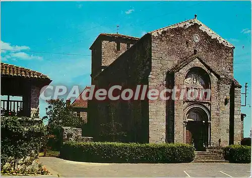 Cartes postales moderne Manot (Charente) L'Eglise et Vieille Maison Fleurie