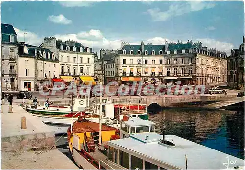 Moderne Karte La Bretagne en couelurs Vannes (Morbihan) Les Vedettes dans le port